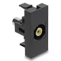 DeLOCK Easy 45 aansluitdoos RCA zwart geel bus