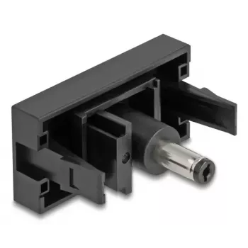 DeLOCK Easy 45 contactdoos DC zwart bus stekker 45mm