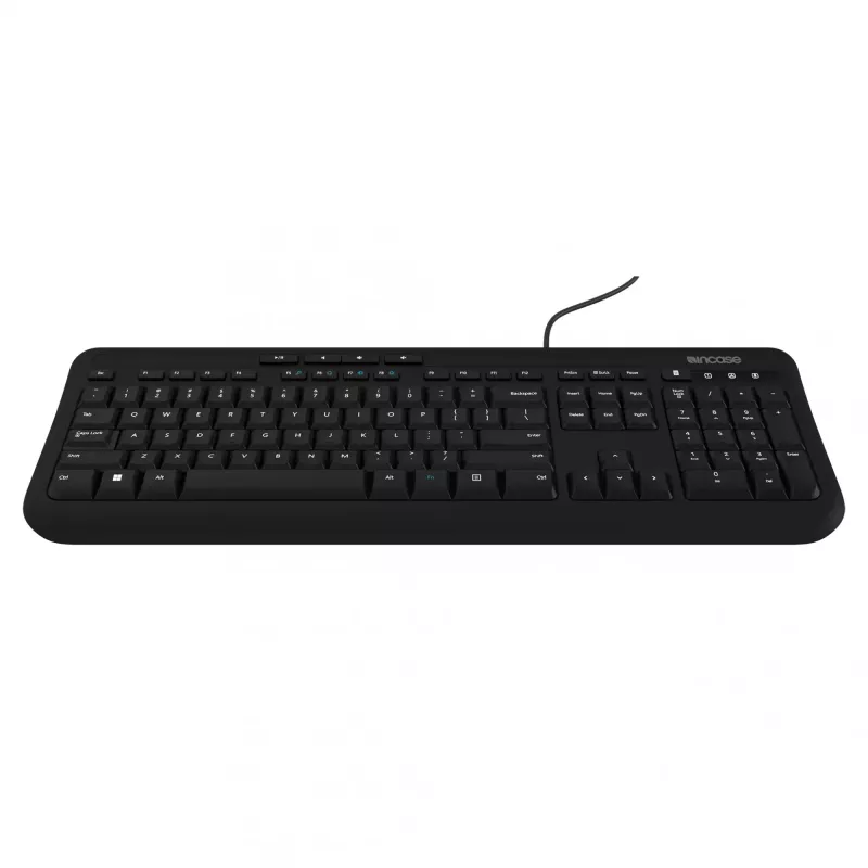 Incase Designed by Microsoft Wired-600-toetsenbord, bedraad, USB, QWERTZ, Duits, zwart, universeel