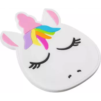 Badge LAUT MAGMOJI — decoratieve PVC-sticker in wit, compatibel met MagSafe