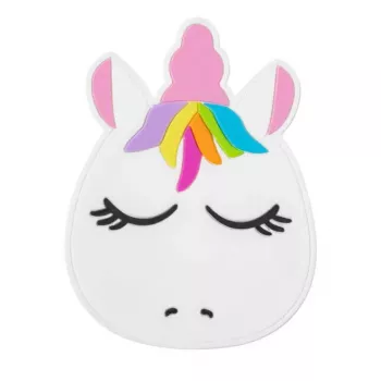 Badge LAUT MAGMOJI — decoratieve PVC-sticker in wit, compatibel met MagSafe