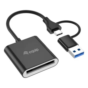 Kaartlezer Equip 245461 USB 3.2 Gen 2 Type-C zwart CFexpress 2.0