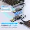 Kaartlezer Equip 245461 USB 3.2 Gen 2 Type-C zwart CFexpress 2.0
