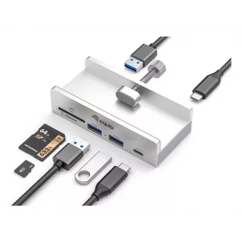Equip 128968 interface-hub USB 3.2 Gen 1 (3.1 Gen 1) Type-A 5000 Mbit/s aluminium