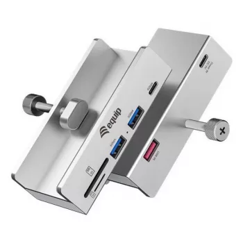 Equip 128968 interface-hub USB 3.2 Gen 1 (3.1 Gen 1) Type-A 5000 Mbit/s aluminium