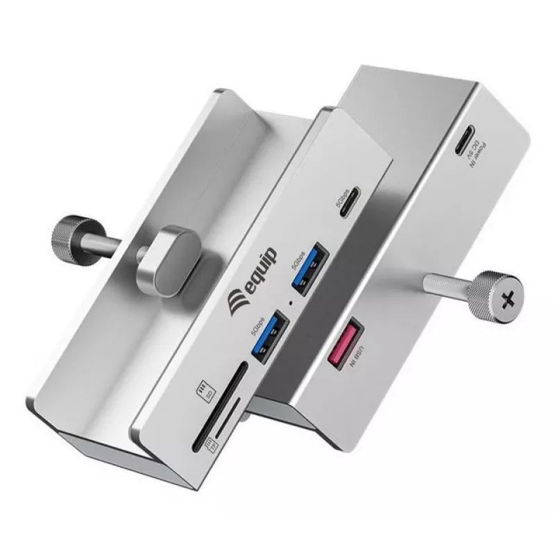 Equip 128968 interface-hub USB 3.2 Gen 1 (3.1 Gen 1) Type-A 5000 Mbit/s aluminium