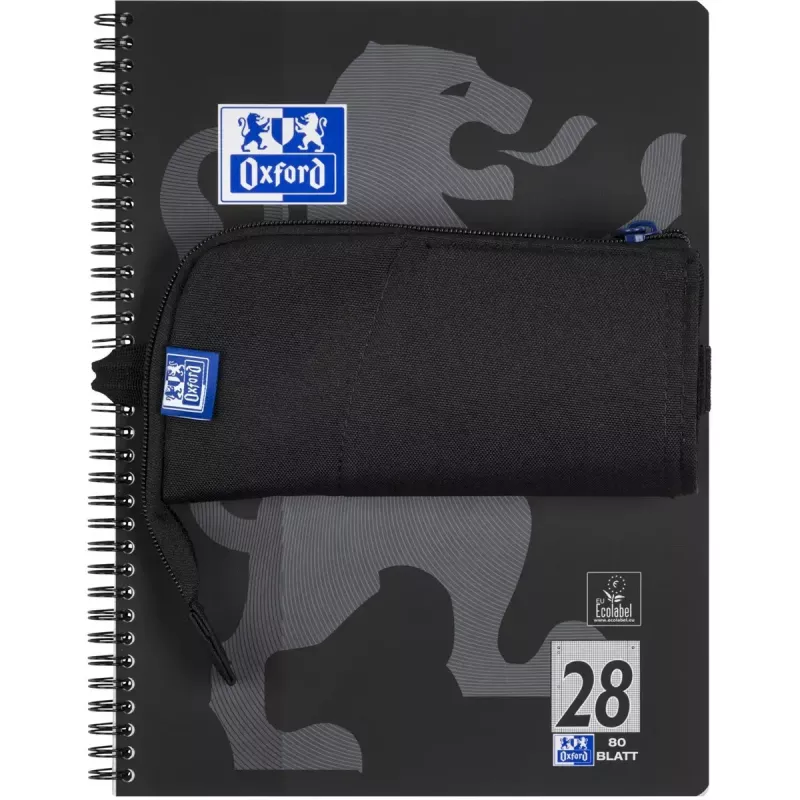 Zachte etui Oxford 400183590 zwart 220x70x90 mm