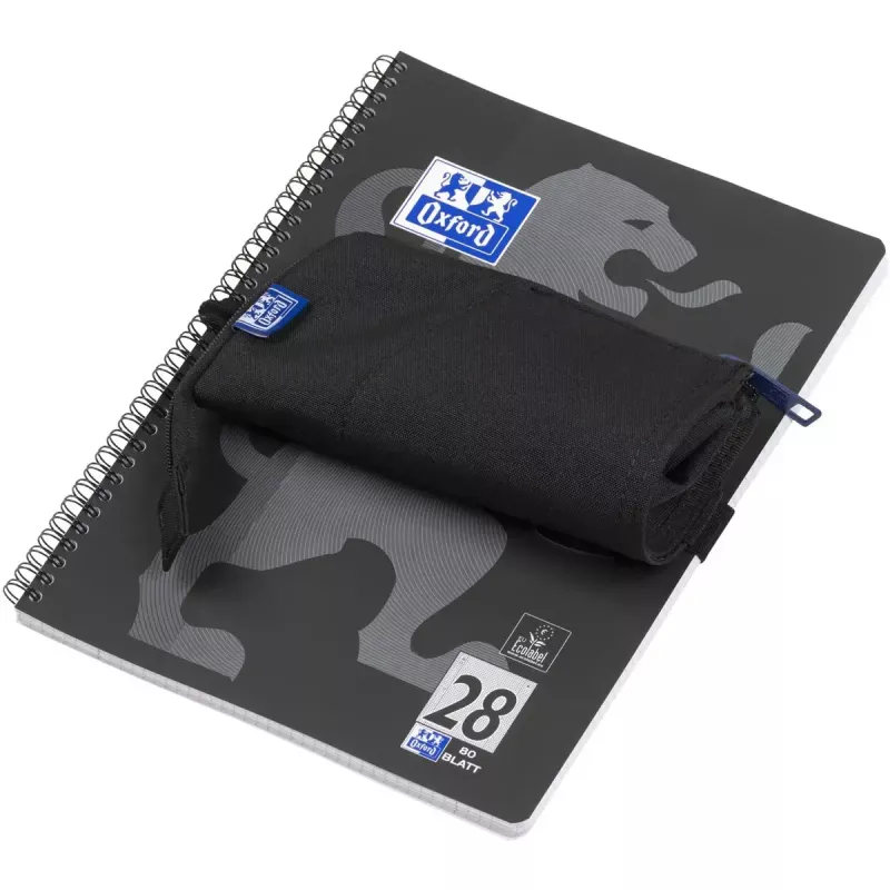 Zachte etui Oxford 400183590 zwart 220x70x90 mm