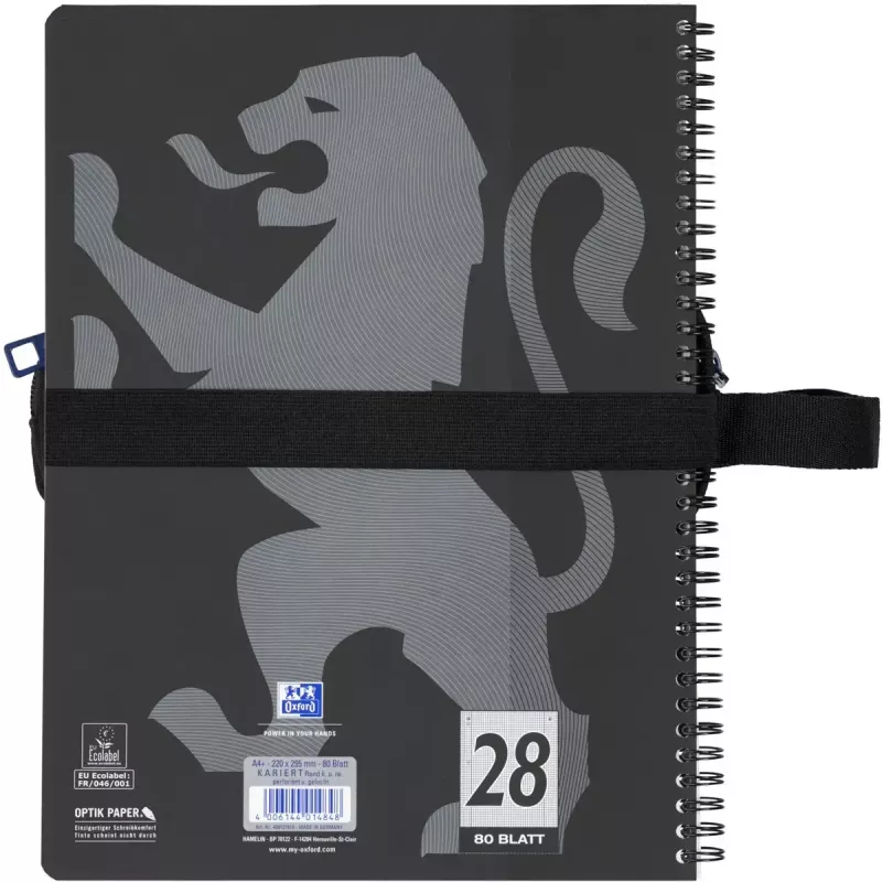Zachte etui Oxford 400183523 zwart 220x70x90 mm