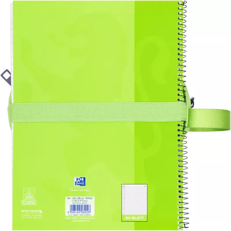 Zachte etui Oxford 400183525 groen 220x70x90 mm