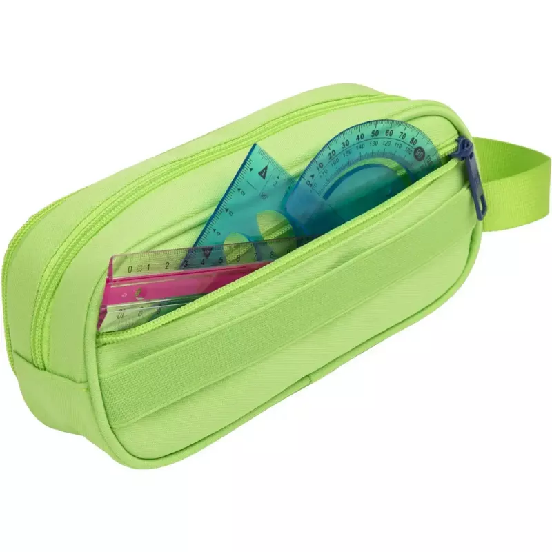 Zachte etui Oxford 400183525 groen 220x70x90 mm