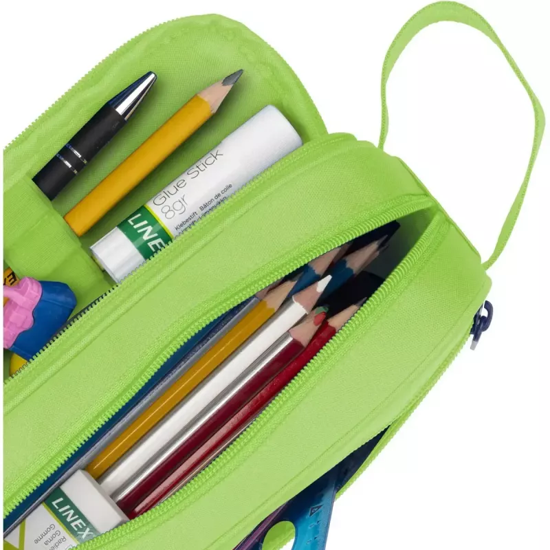 Zachte etui Oxford 400183525 groen 220x70x90 mm