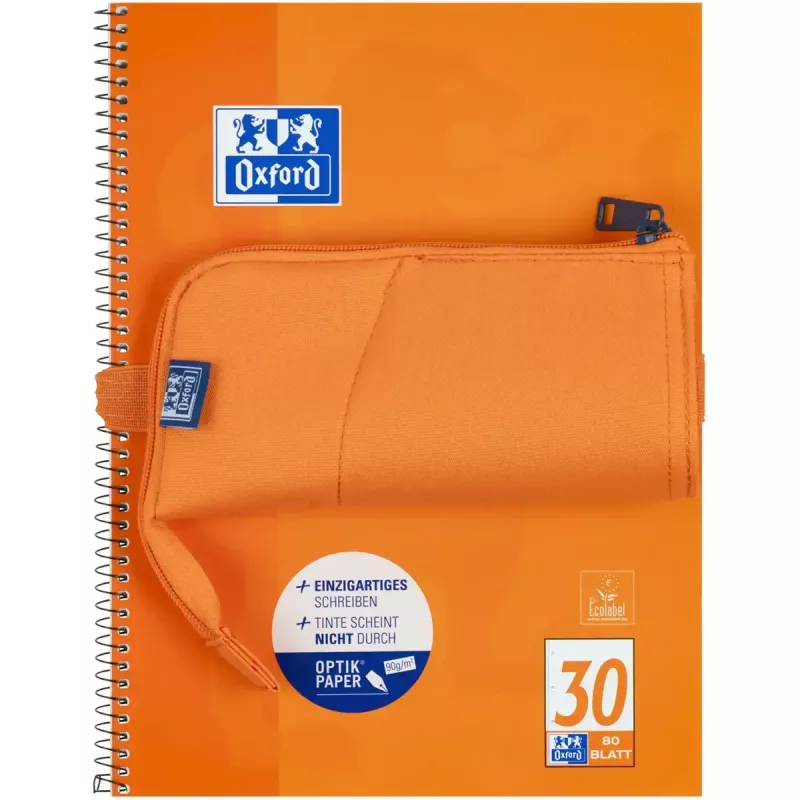 Zachte etui Oxford 400183528 oranje 220x70x90 mm