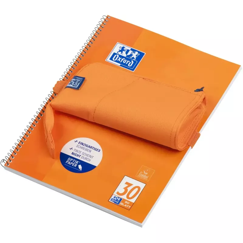 Zachte etui Oxford 400183528 oranje 220x70x90 mm