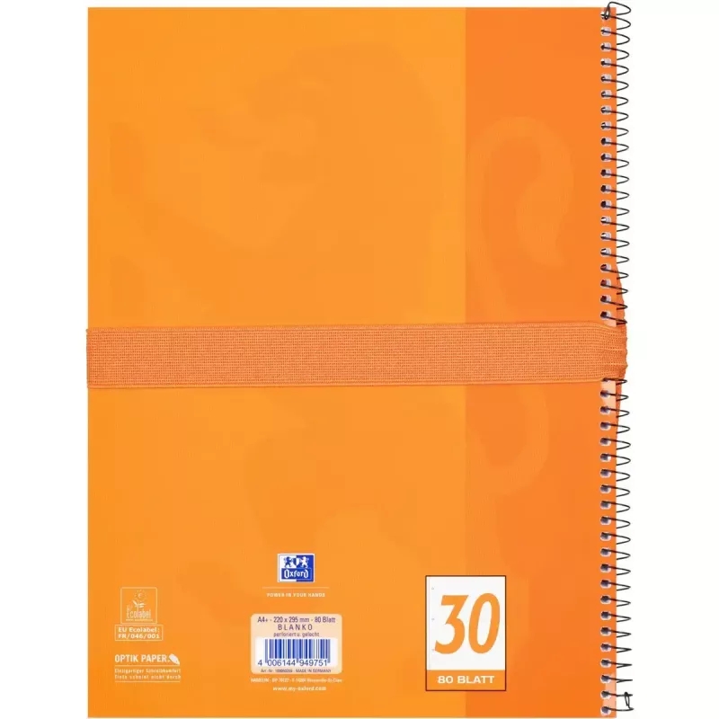 Zachte etui Oxford 400183528 oranje 220x70x90 mm