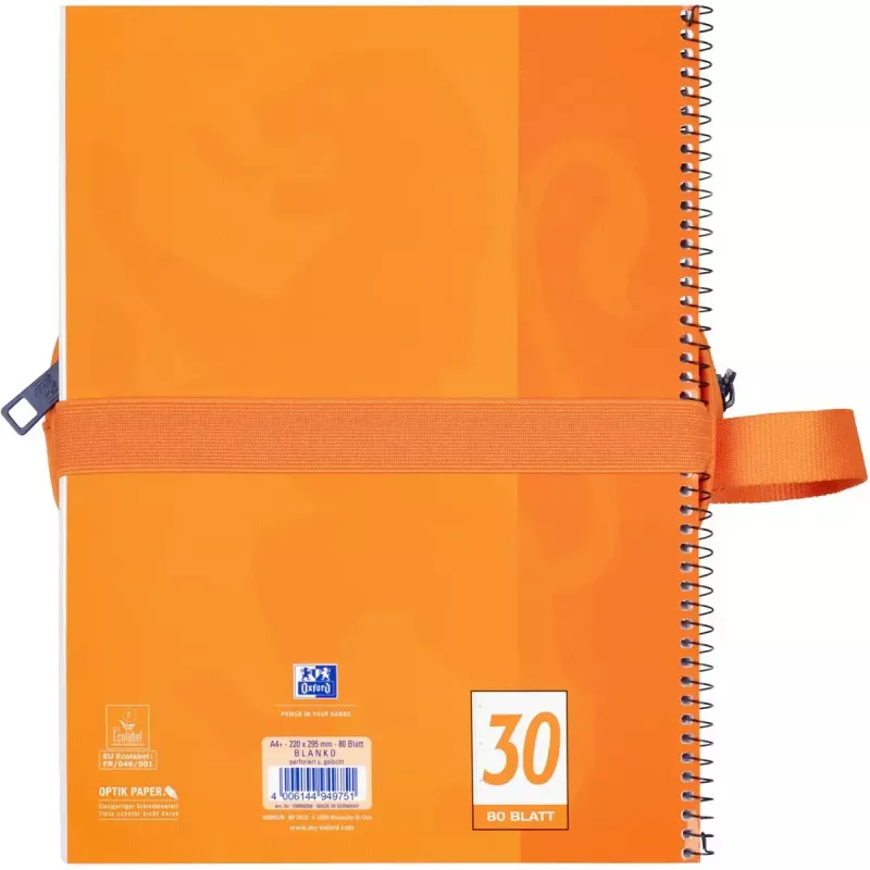 Zachte etui Oxford 400183506 oranje 220x70x90 mm