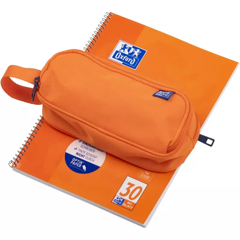Zachte etui Oxford 400183506 oranje 220x70x90 mm