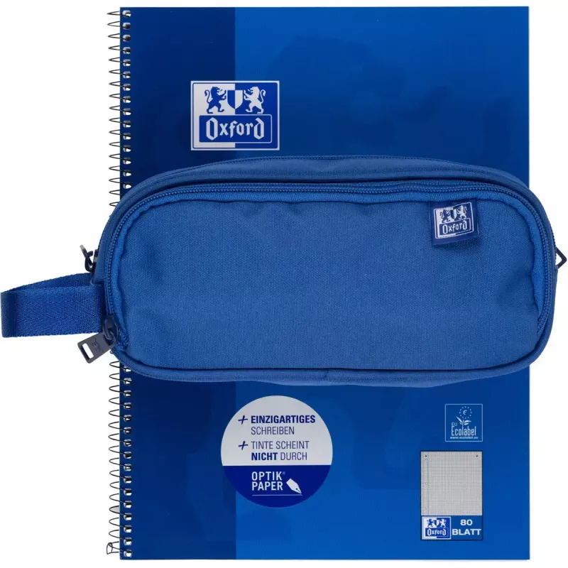 Zachte etui Oxford 400183522 blauw 220x70x90 mm