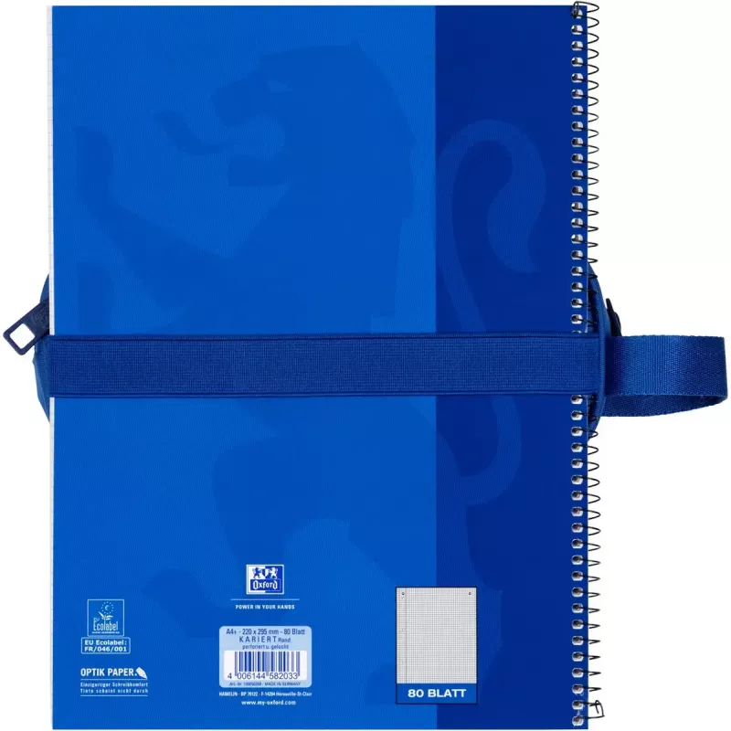 Zachte etui Oxford 400183522 blauw 220x70x90 mm