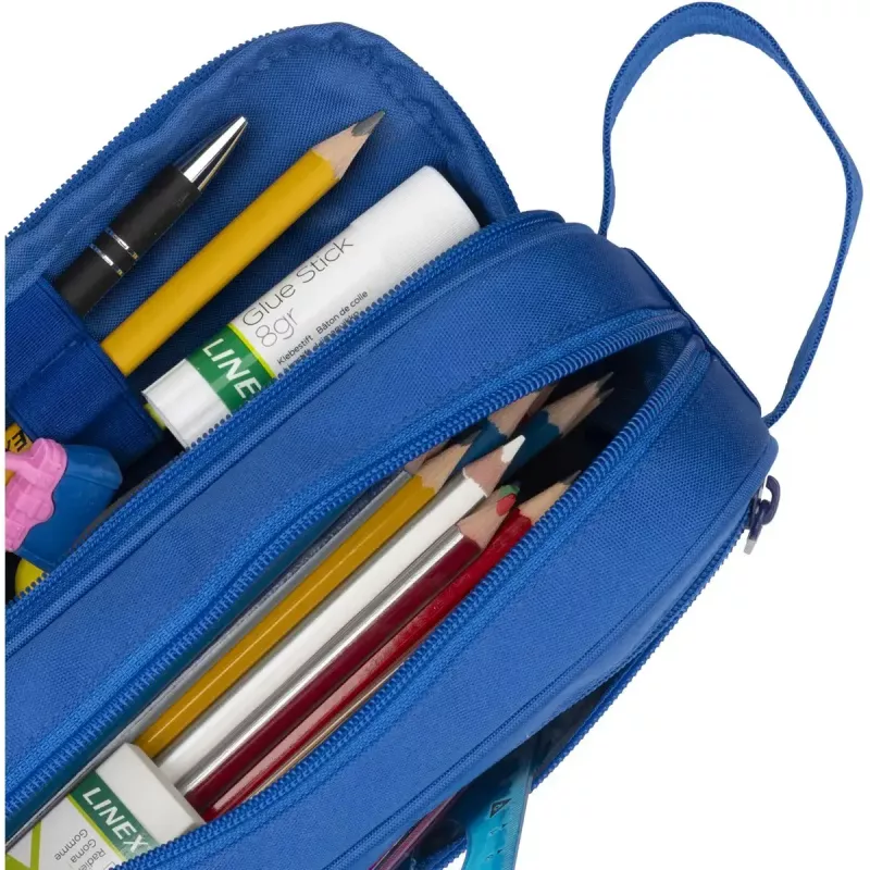 Zachte etui Oxford 400183522 blauw 220x70x90 mm
