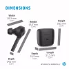 HP Wireless Earbuds G2, draadloos, muziek, 12 g, koptelefoon, zwart