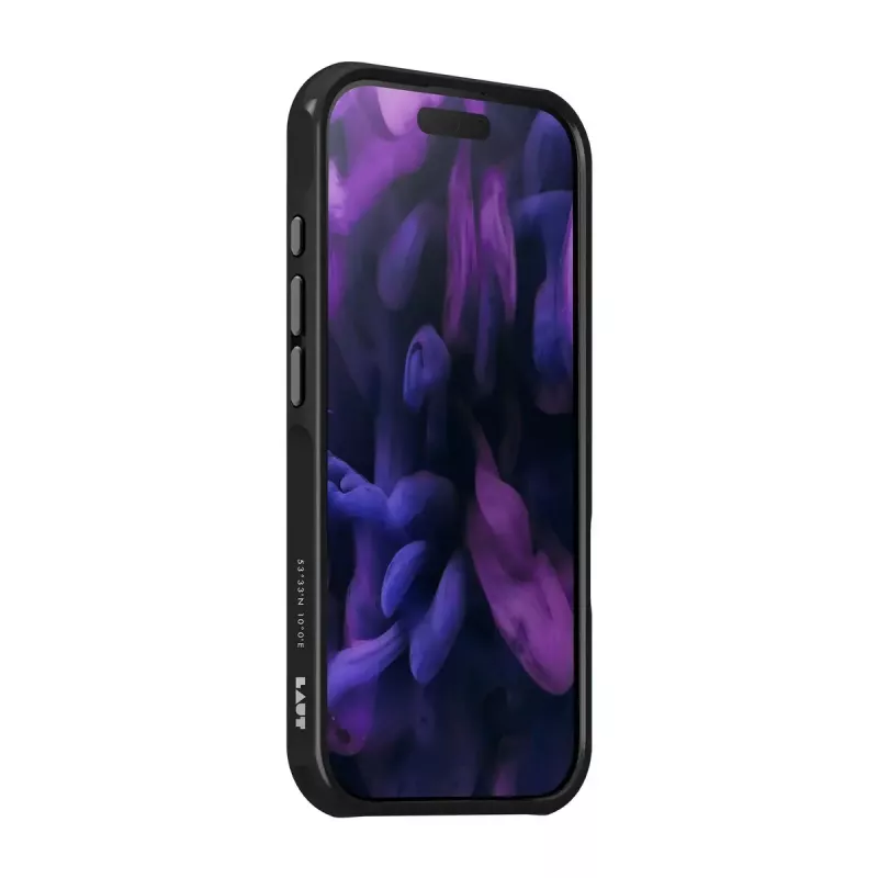 LAUT Huex Wave hoesje voor iPhone 17, koffiebruin