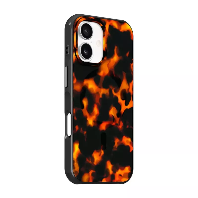 LAUT Huex Wave hoesje voor iPhone 17, koffiebruin