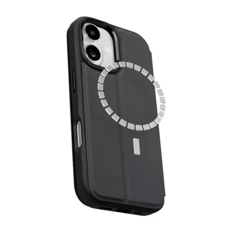 Folio Case LAUT MAGFOLIO voor iPhone 17 16 cm zwart