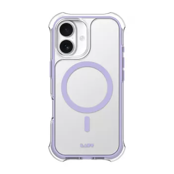 LAUT AERO PROTECT hoesje iPhone 17 16 cm lila transparant