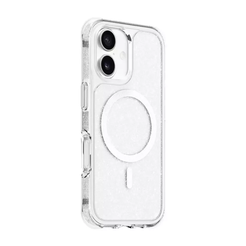 Cover LAUT AERO SPARKLE iPhone 17 16 cm zilver transparant