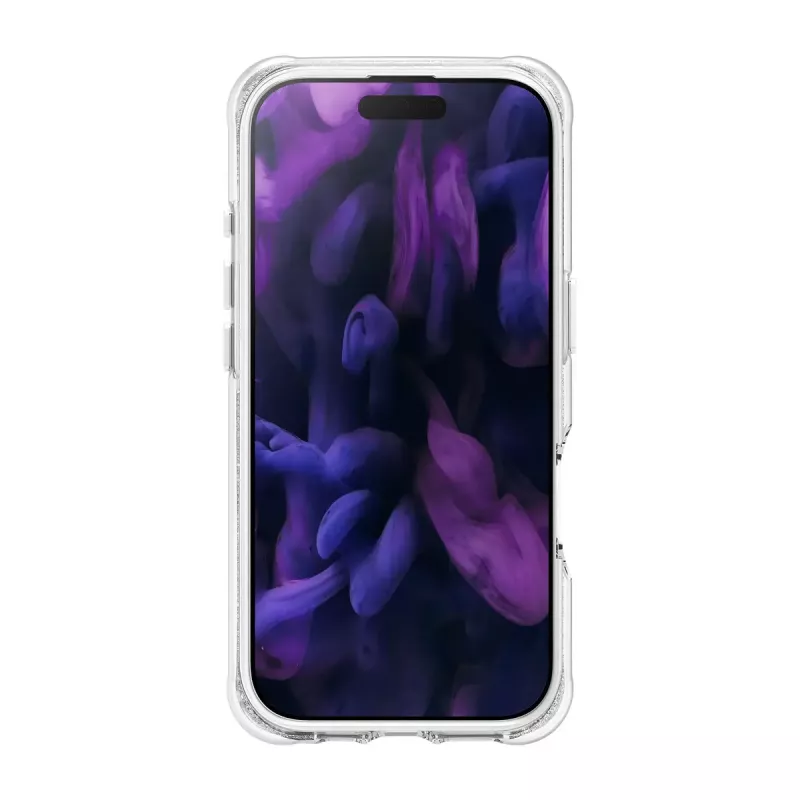 Cover LAUT AERO SPARKLE iPhone 17 16 cm zilver transparant