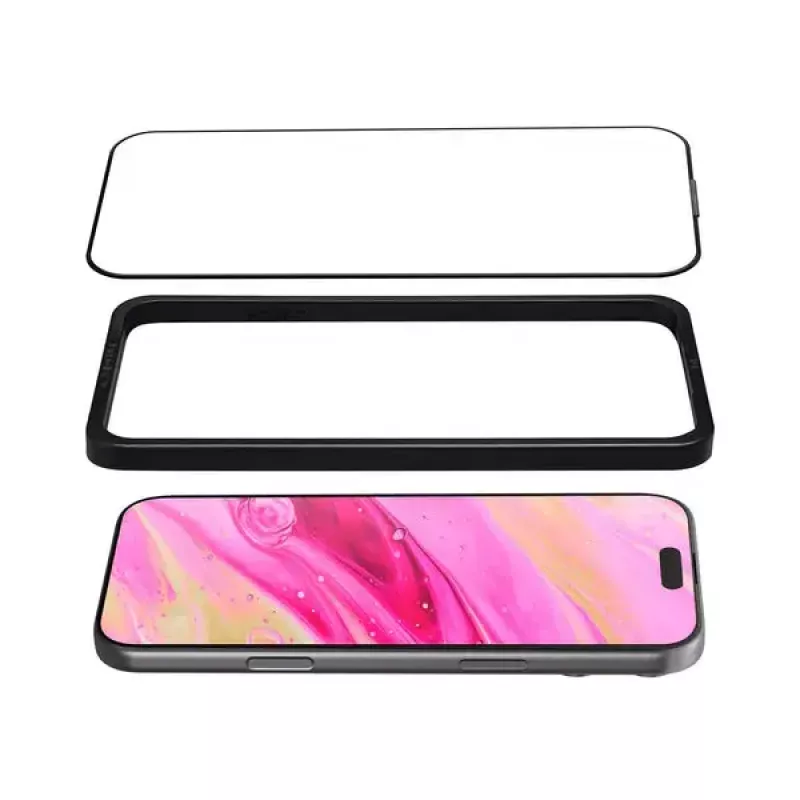 LAUT PRIME GLASS heldere displaybescherming Apple iPhone 17 Pro stof- stoot- krasvast
