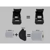 Thermische bonprinter EQUIP 58/80 mm met automatische snijder, USB/Ethernet/serieel, kassalade, 203x203 DPI