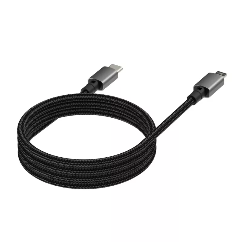 Vision TC 1MLTGMAG/BL magnetische Lightning-kabel, 1 m, zwart