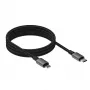 Vision TC 1MLTGMAG/BL magnetische Lightning-kabel, 1 m, zwart