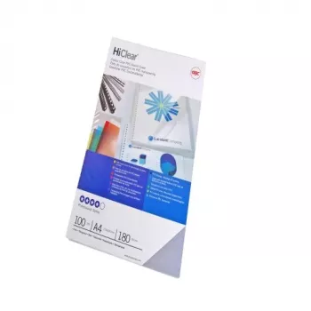 GBC bindmappen HiGloss A4 250 g/m², A4, karton, wit, glanzend, 210 mm, 299 mm