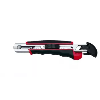 Cuttermes WEDO 78 418 zwart rood afbreekmes