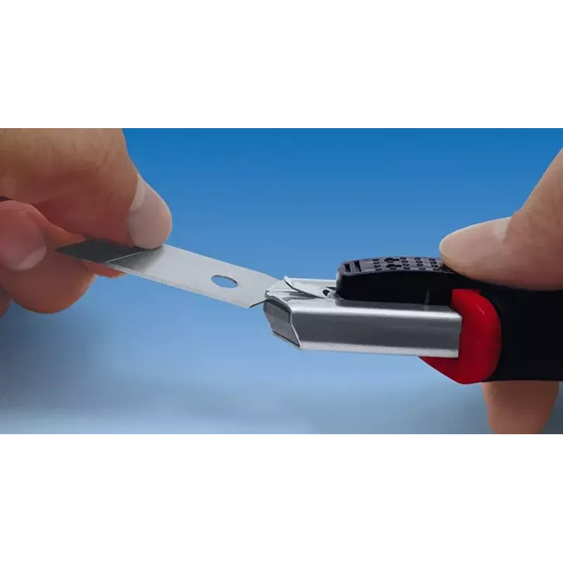 Cuttermes WEDO 78 418 zwart rood afbreekmes