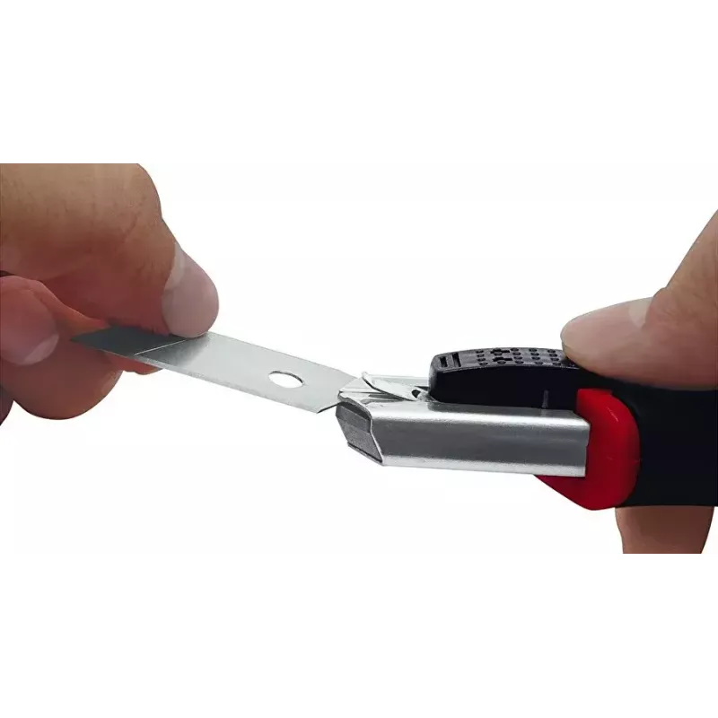Cuttermes WEDO 78 418 zwart rood afbreekmes