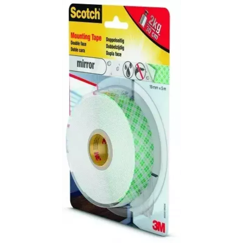 Briefpapierplakband 3M 40031950 transparant 5 m sterke hechting 19 mm