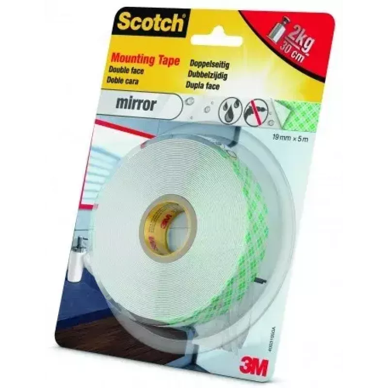 Briefpapierplakband 3M 40031950 transparant 5 m sterke hechting 19 mm