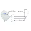 WAH25A 001 RVS aluminium Schwaiger