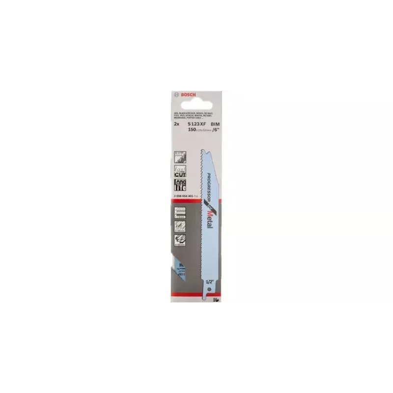 Bosch S 123 XF Progressor for Metal reciprozaagbladen