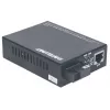 Intellinet 510530 Fast Ethernet WDM-mediaconverter, 10/100Base-TX (RJ-45) naar 100Base-FX (SC) singlemode, 20 km (12,4 mi), Rx1310/Tx1550 nm