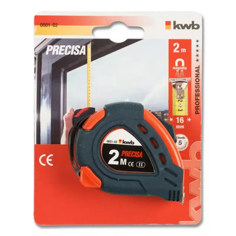 Meetlint KWB 060102 2m ABS staal multi