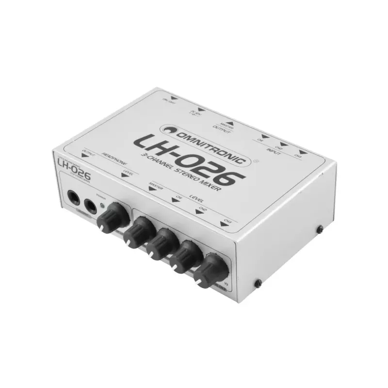 Audiomixer Omnitronic 10355026 3 kanalen 20 - 20000 Hz wit