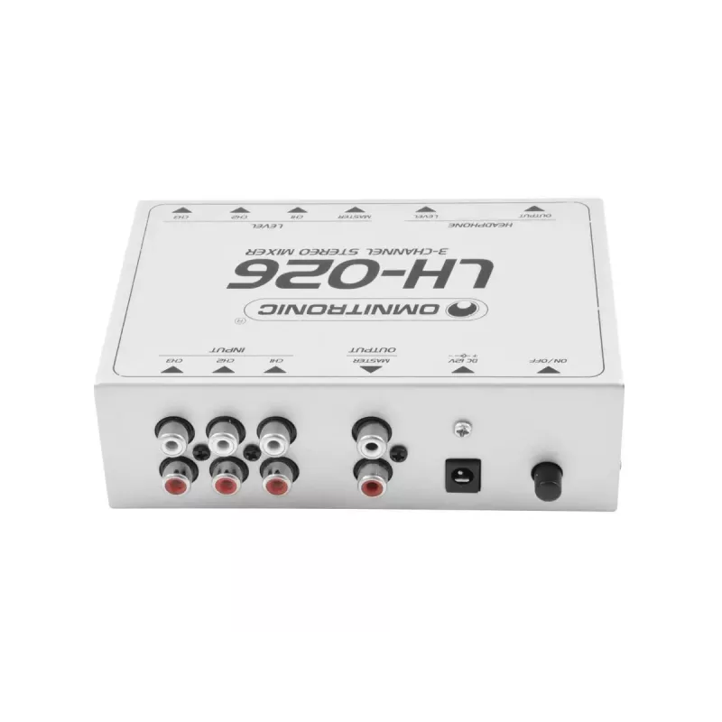 Audiomixer Omnitronic 10355026 3 kanalen 20 - 20000 Hz wit