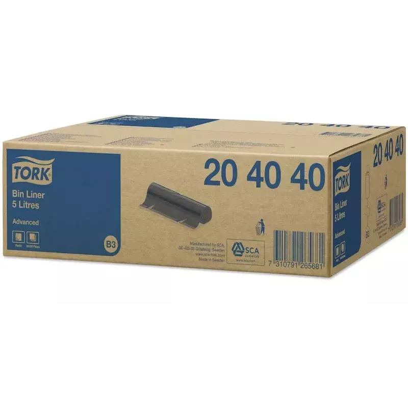 Afvalzakken Tork 204040 5 l zwart
