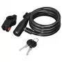 Hama 00178110 fietsslot zwart 1200 mm kabelslot