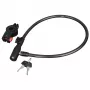 Hama 00178109 fietsslot zwart 650 mm kabelslot